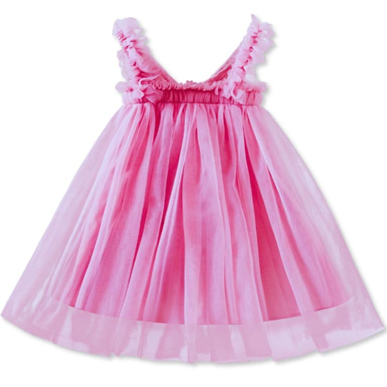 Vestido Tutu para nina 6 Meses a 4 Anos Hadas Magicas Rosa 2