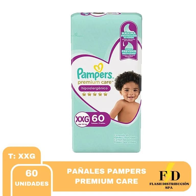 Panales Premium Care 60 Unidades XXG