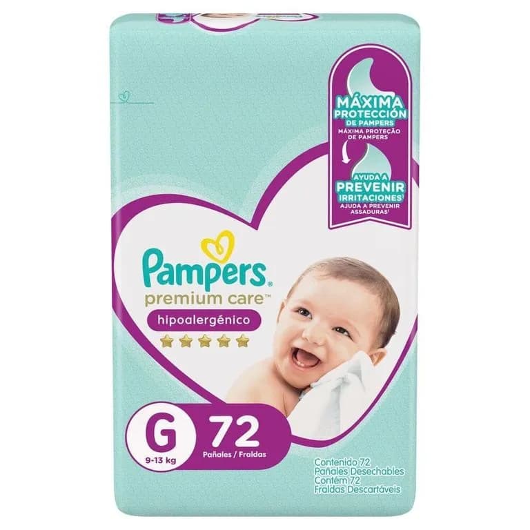 Panales Premium Care Talla G 72 Unidades G