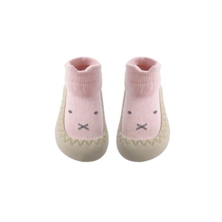 Zapatillas Calcetines Para Bebe - Rosa Rosa 25