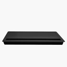 Pasacables Rectangular Negro Form