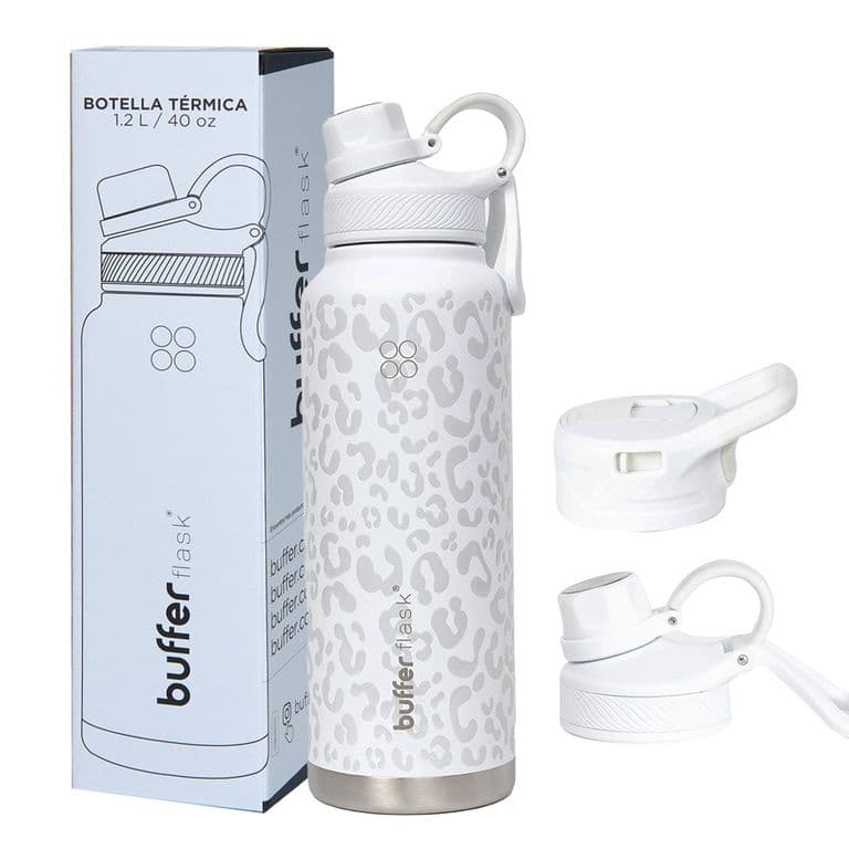 Botella Termica Agua Acero Inox Buffer 1.2 - Blanco