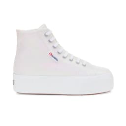 Zapatilla 2708 Hi Top Lame Iridescent Blanco 35