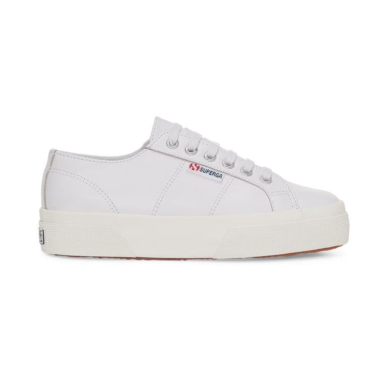 Zapatilla 2740 Platform Nappa White Silver Blanco 35