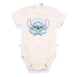 Body X2 Unisex Stitch Body Manga Corta 12 - 18 Meses Blanco 12-18 MESES