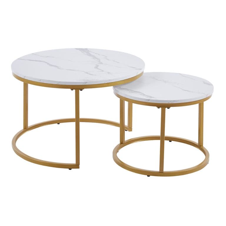 Mesa Centro y Auxiliar Morgan - Diseno Moderno