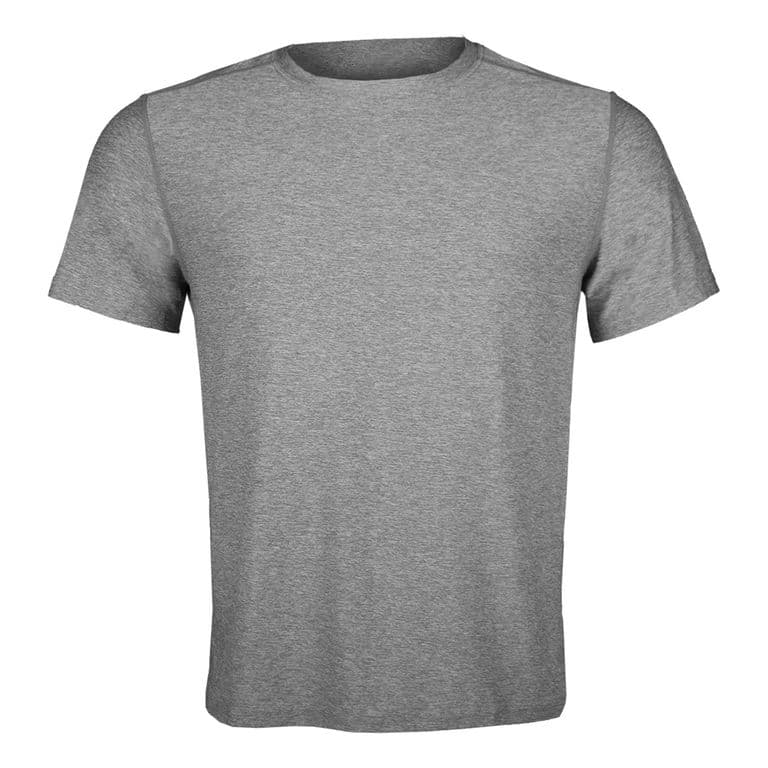 Polera Dry Fit Manga Corta Bangsi Pro Gris Hombre Gris M