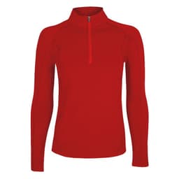 Polera Micropolar Primera Capa con Cierre Chilla Rojo Mujer Rojo S