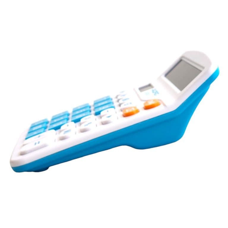 Calculadora Electronica Pacific 12 dig PAC01122LB Celeste