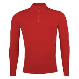 Polera Micropolar Primera Capa con Cierre Chilla Rojo Hombre Rojo XL