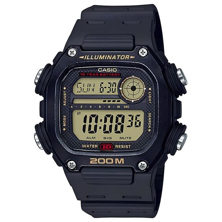 RELOJ DW-291H-9AV H DIGITAL RESINA Negro TALLA UNICA