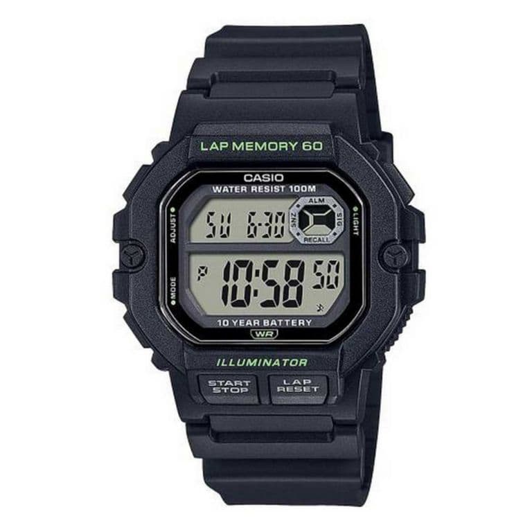 RELOJ WS-1400H-1AV H DIGITAL RESINA Negro TALLA UNICA