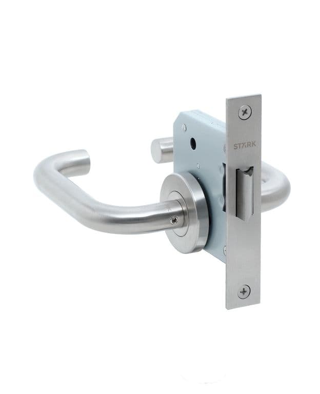 KIT Cerradura de embutir funcion simple paso TINA Acero inox Stark Design