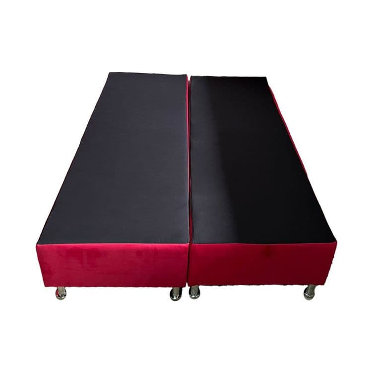 Base HVM 2 Plazas BD Felpa Rojo