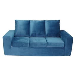 ML SOFA FELPA 3 CUERPOS CARRE AZUL PETROLEO