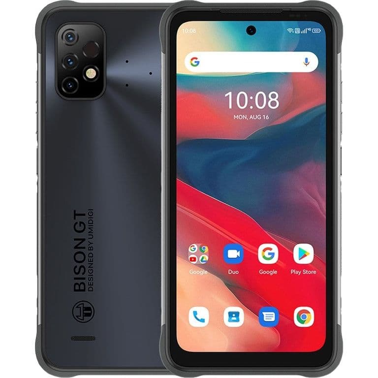 BISON GT2 - Celular Indestructible Resiste Golpes Caidas Agua y Polvo - Dualsim NFC GPS.