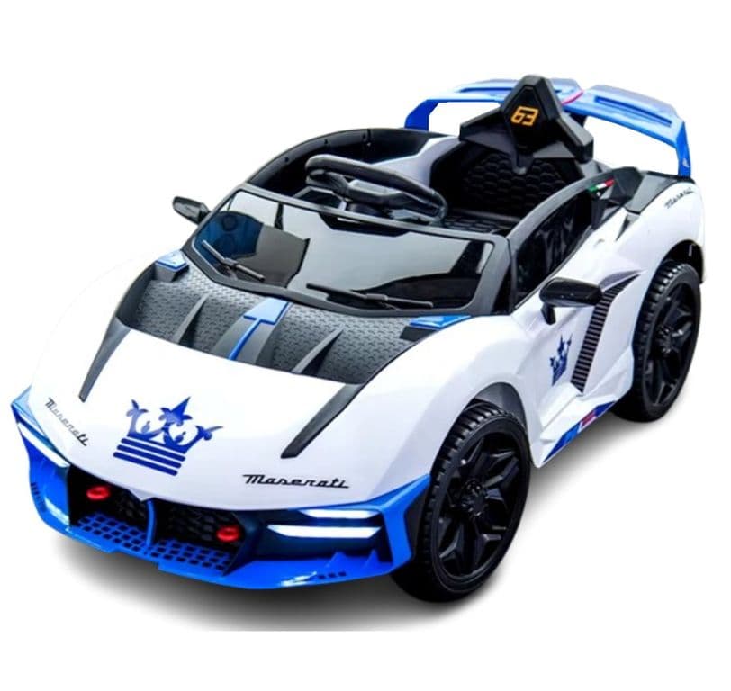 Maserati Deportivo Blanco Auto Bateria Infantil Control Remoto
