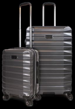 Pack 2 maletas S+L Rocky gris Gris L
