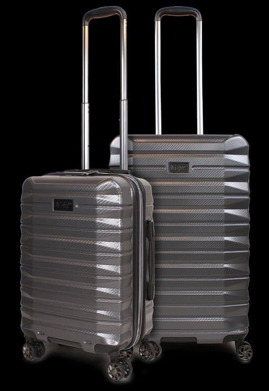 Pack 2 maletas S+M Rocky gris Gris M