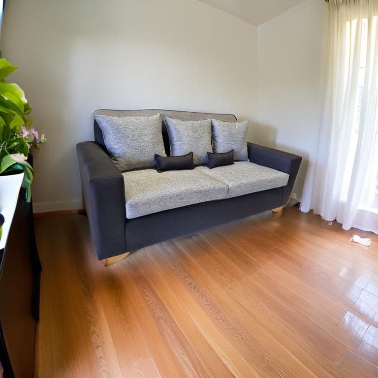 SOFA TRES CUERPOS GRIS LINO
