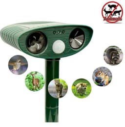 Repelente Gatos Perros Ahuyentador Plaga Ultrasonico Solar