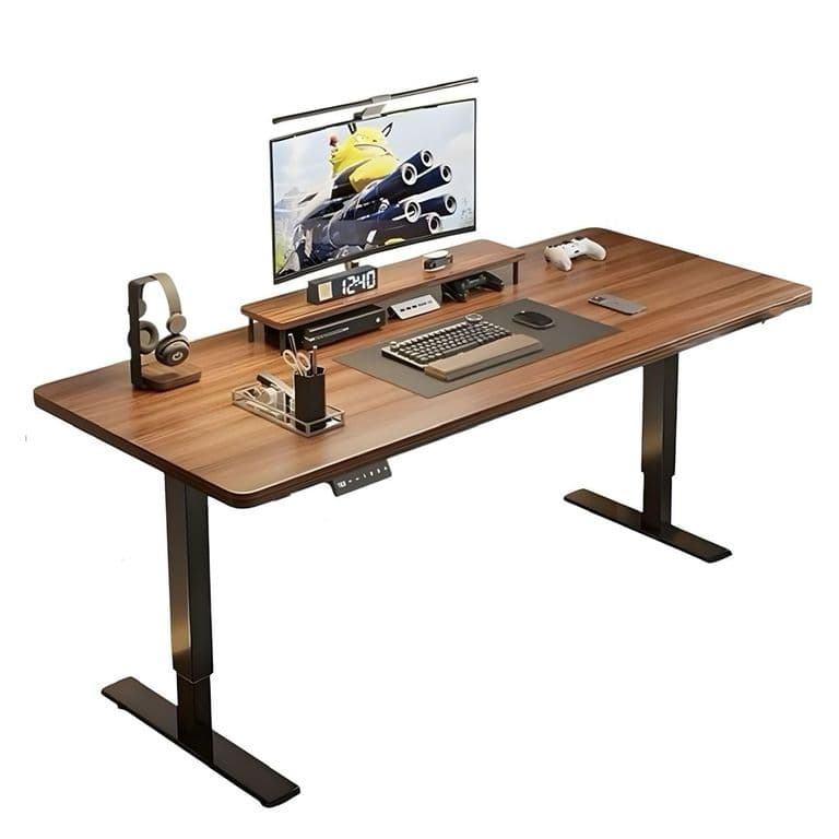Escritorio Electrico Regulable Thunder 120CM Castano