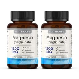 Bisglicinato de Magnesio 180 Capsulas 1200mg
