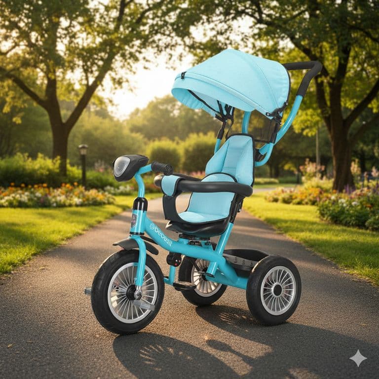 Triciclo Paseo Infantil 360 1326 LX Verde Verde