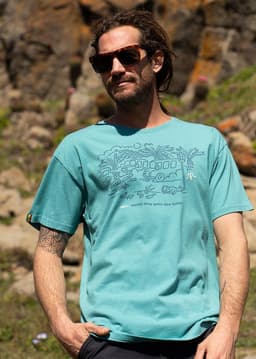 Polera Hombre Bone Turquoise Turquesa S