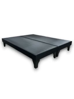 Base de cama 2 plazas europea negro