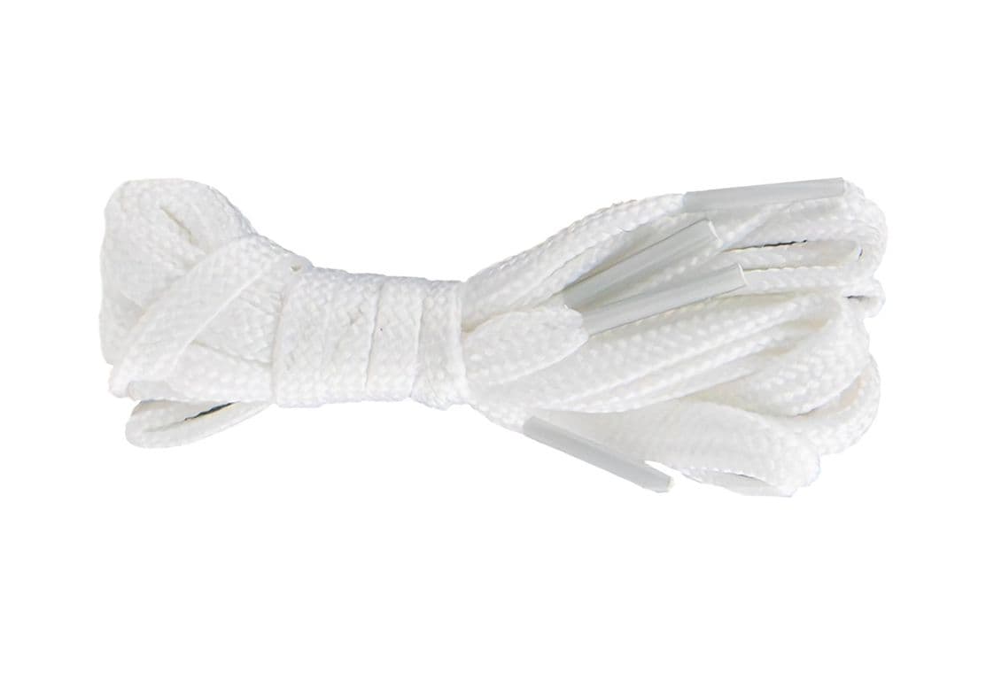 CORDONES PLANO BLANCO LARGE Blanco TALLA UNICA