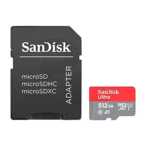 Tarjeta de Memoria Ultra Micro SD 512GB 150Mbs A1