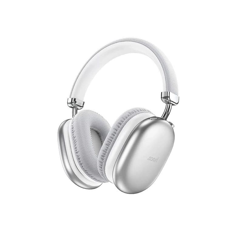 Audifonos Bluetooth W35 Max Joy Sonido Potente 90H Bateria Plata Plateado