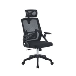 Silla de Escritorio con Cabezal Ergonomus Doha Negro