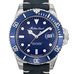 Reloj Mathey-Tissot Hombre Mathy Vintage H901ALBU Plateado TALLA UNICA