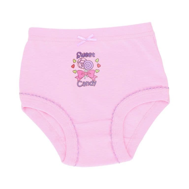 Calzon Nina Algodon Pack 5 Rosa 2