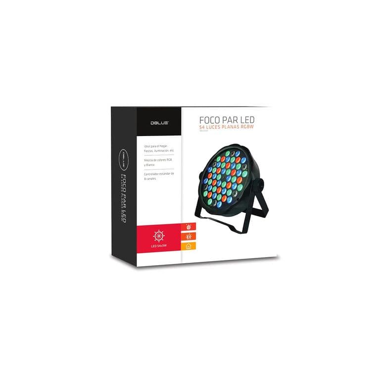 Foco Par Led Rgb Entrada Dmx Para Fiesta - SC