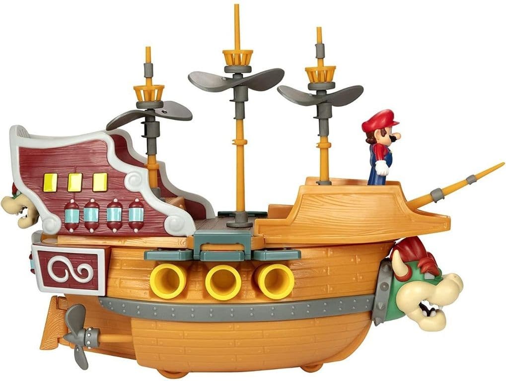Super Mario- Deluxe Bowser's Airship Playset -