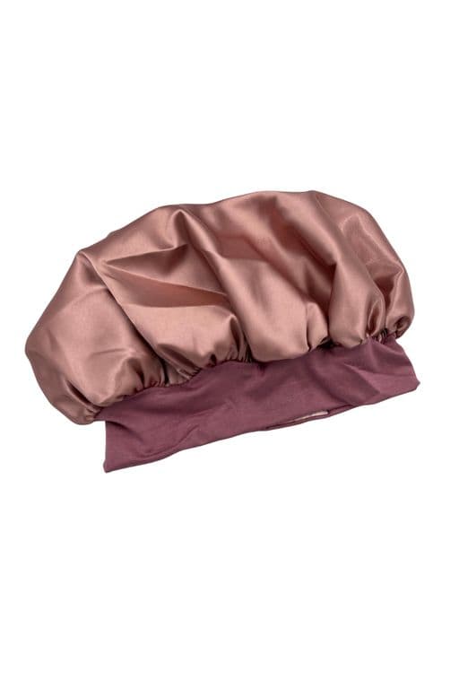 Gorro de Saten color Palo Rosa