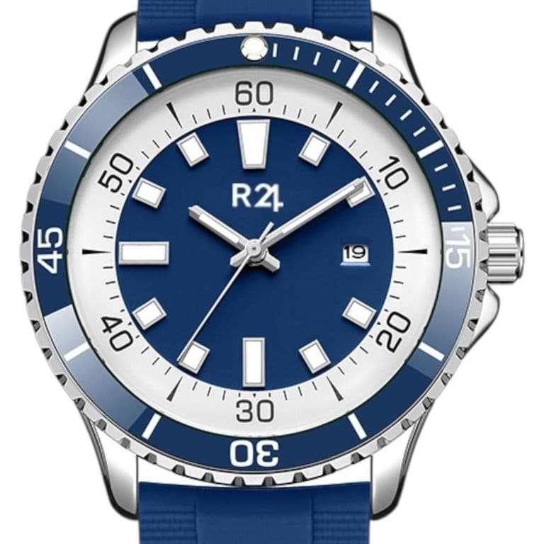 Reloj Cuarzo BR-15 Silicona Azul TALLA UNICA