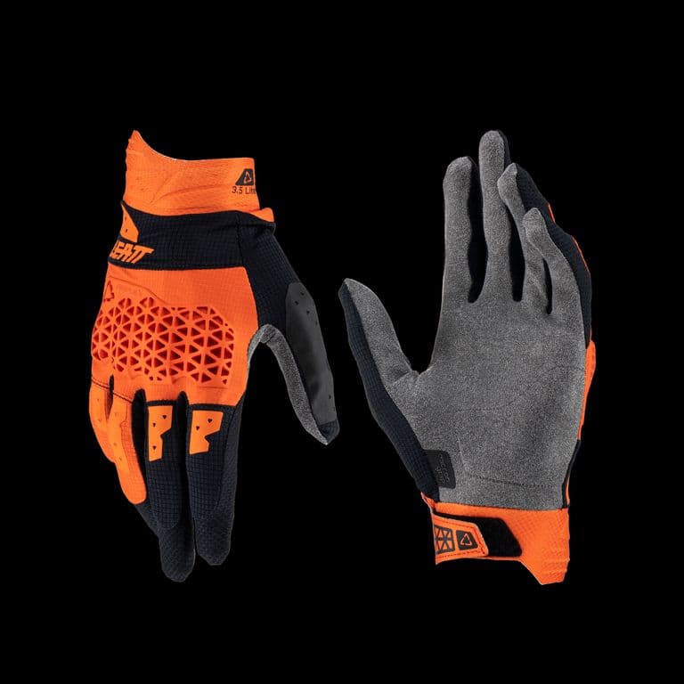 Guantes Bicicleta y Moto Lite 3.5 Naranjo XL US11