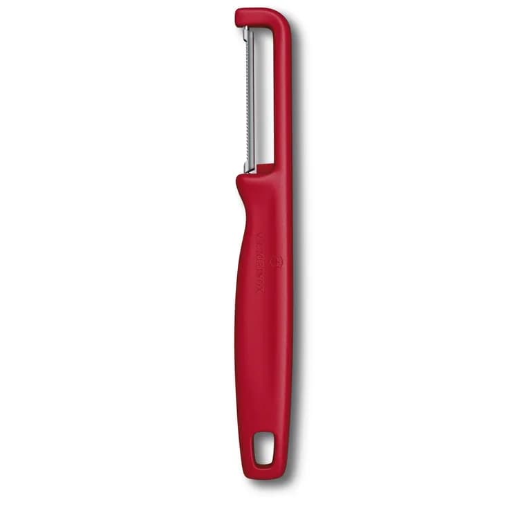 Pelador aserrado Iota rojo