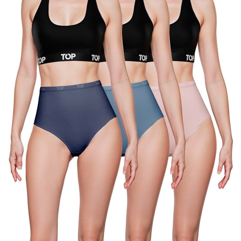 Calzon Maxi Algodon Pack 3 C1 Multicolor S