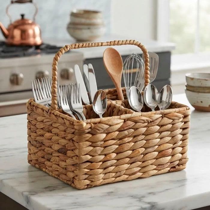 Organizador De Cocina Para Cubiertos Y Utensilios