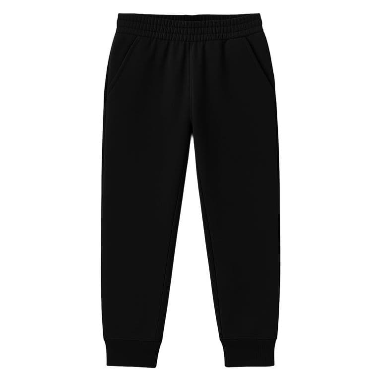 Pantalon Buzo Algodon Vulpes Ninos Negro 10