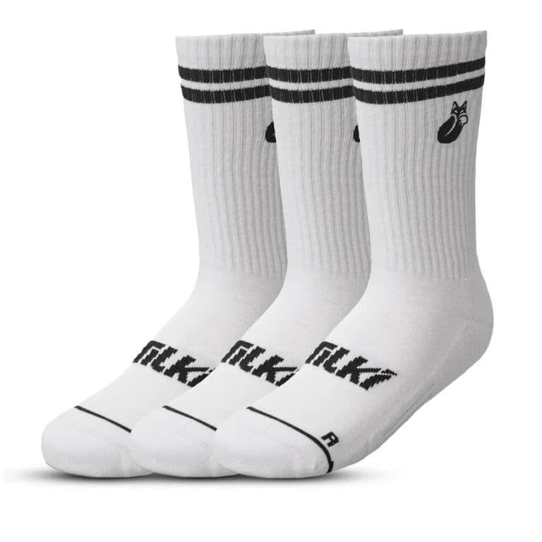 Calcetin Comfort Line Blanco Pack X3 Tenis Padel Blanco 43-46