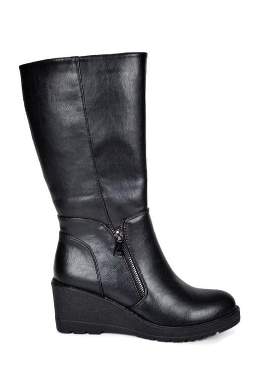 Bota Abuja Negro Negro 39