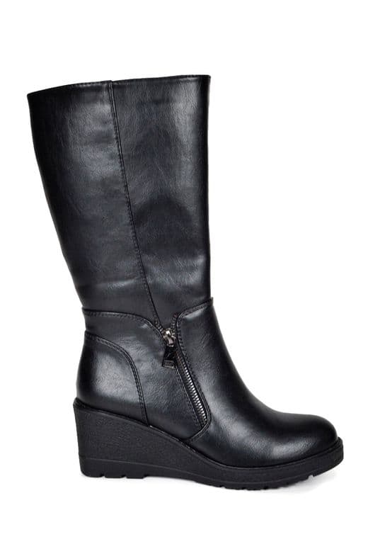 Bota Abuja Negro Negro 37