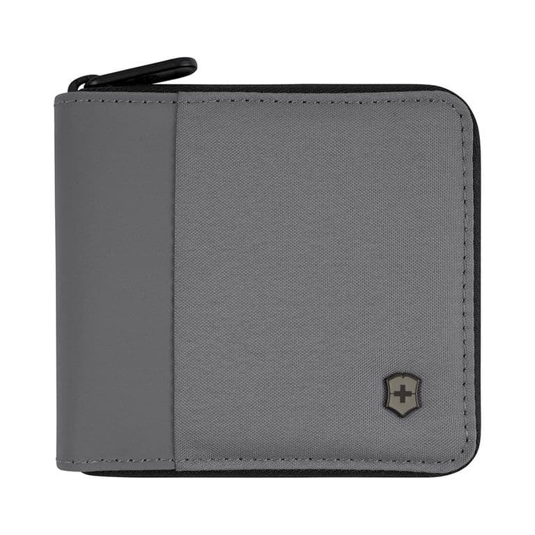 Billetera Zip-Around con proteccion RFID Gris Gris TALLA UNICA