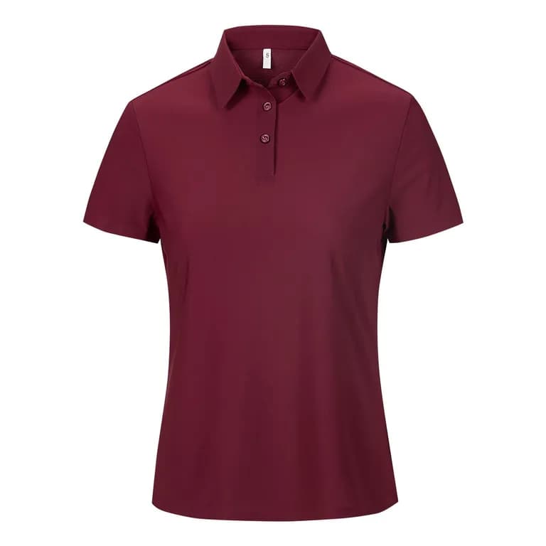 Polera Dry Fit Ultra Manga Corta Ruppell Pro Burdeo Mujer Burdeos M